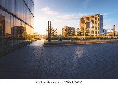 Luxembourg / MAY 2018 : Modern Architecture In The New Business District Cloche D'Or.