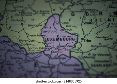 Luxembourg On World Political Map Stock Photo 2148885925 Shutterstock   Luxembourg On World Political Map 260nw 2148885925 