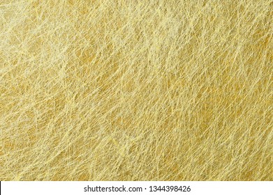 Luxery Golden Fiber Paper Background. Gold Nature Texture.