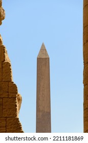 Luxor Obelisk In Egypt On A Sunny Afternoon