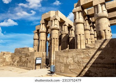 Luxor Temple in a sunny day, Luxor, Egypt - Shutterstock ID 2313752479