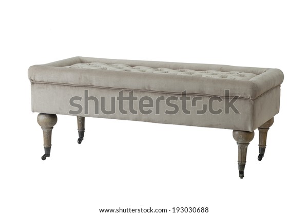 Luxurious Banquette Seating Isolated On White Stock Photo Edit