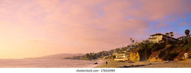 Luxurious Beach Houses, Southern California, Sunset