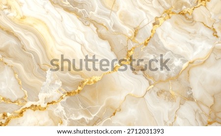 Luxurious beige marble pattern highlighted by graceful golden veins, perfect for contemporary interiors, upscale branding, and stylish digital designs.”
