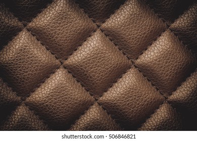 Luxurious Brown-tone Leather Texture Furniture