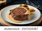 Châteaubriand: A luxurious center-cut fillet of beef, typically grilled or pan-seared and served with a rich Béarnaise sauce.