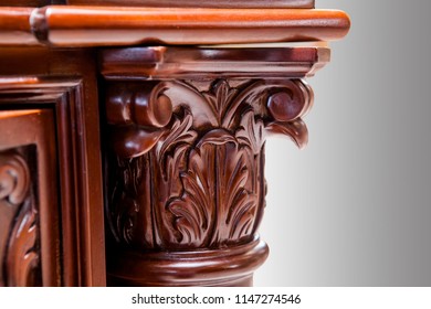 Luxurious Classic Handmade Furniture, Carved Elements. Barocco, Rococo, Vintage Style.