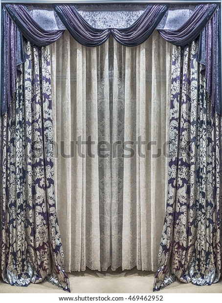 double sided curtains pattern