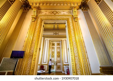 Luxurious Interior Of Lancaster House  Mansion In London, UK. July 2017