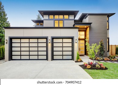 New Garage Door With Car Images Stock Photos Vectors Shutterstock