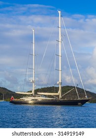 Luxurious Sailing Yacht In The British Virgin Islands