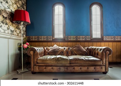 Luxurious Vintage Sofa decorate in Arabian Classic Theme