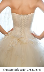 Luxurious White Corset Bride