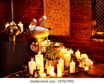 Luxury Ayurvedic Spa Massage Interior.