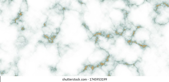 Luxury Background Of Marble Green Emerald Tone With Golden Texture For Design Pattern And Backdrop. Display Products For Background For Interior Design  Websites And Office.
