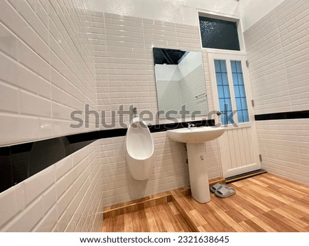 Luxury bath room, room, modern, whitewall, wood, floor