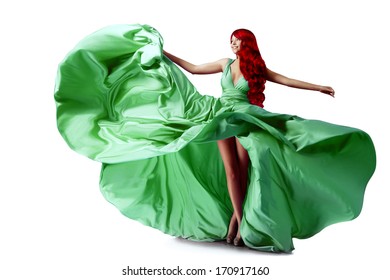 long flowing dress