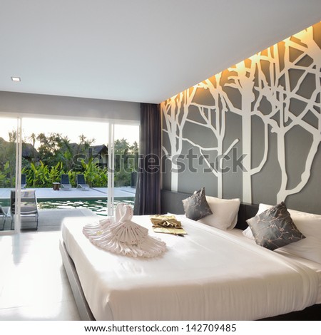 Luxury Bedroom Interior Design Modern Life Stockfoto Jetzt