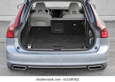 Luxury Car Boot With Folded Seats