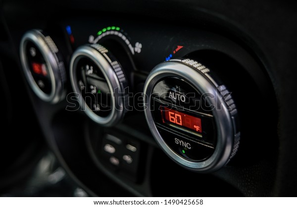 luxury car climate and\
media controls. 