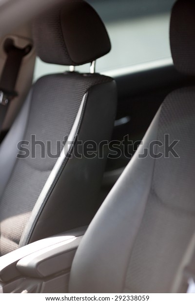 Luxury car\
interior