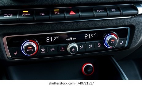 Luxury Car Interior AC Control