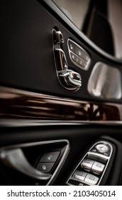 Luxury Car Interior - Front Door Details