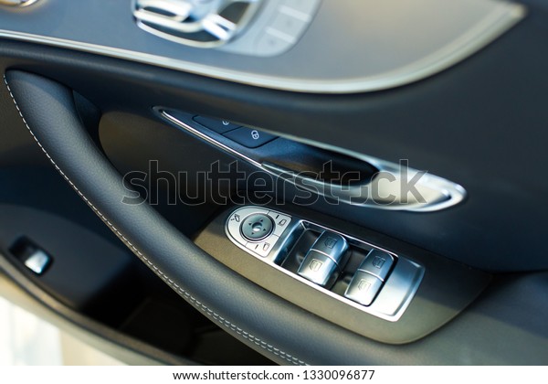 Luxury of car Interior. New\
car