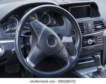 Luxury Car, Interior View. Modern Car Interior Design. - Shutterstock ID 2002686731