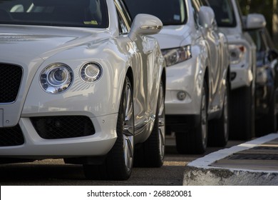 Luxury Cars Aligned