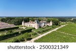 Luxury chateau in the vineyards of Bordeaux