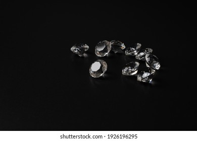 luxury diamonds on black backgrounds