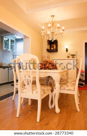 luxury diningroom interior