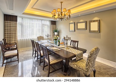 Luxury Dinning Room Interior