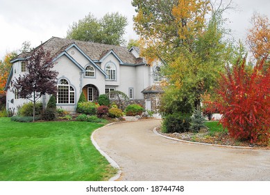 Luxury Family Home With Fall Colors