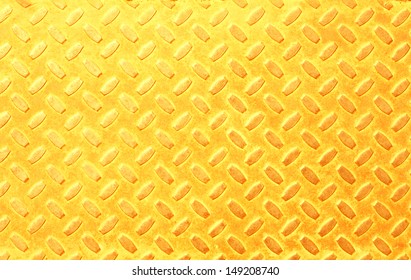 Luxury golden color diamond steel plate background texture - Shutterstock ID 149208740