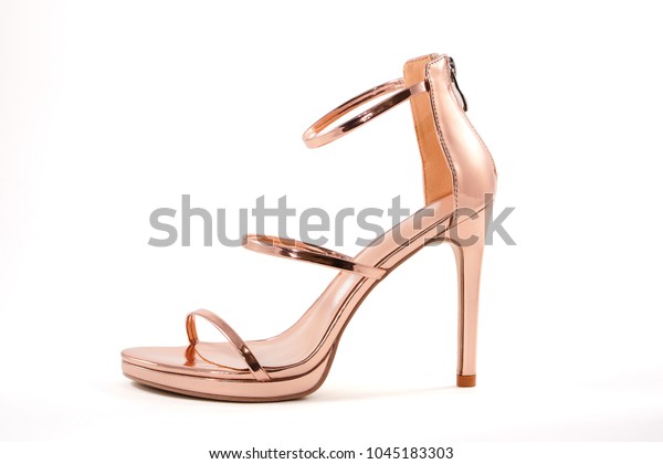 rose gold color heels