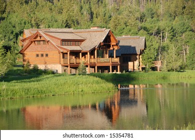 Luxury Log Homes Images Stock Photos Vectors Shutterstock