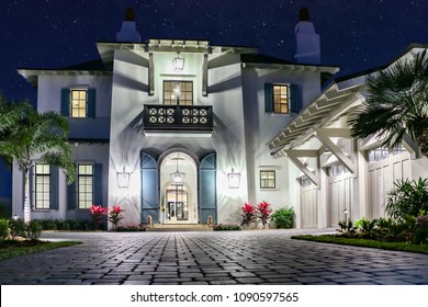 Luxury home in florida - Shutterstock ID 1090597565