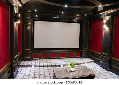 The Luxury Home Theater Interior