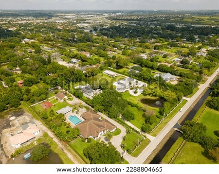 Luxury homes Southwest Ranches Florida USA