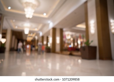Luxury Hotel Lobby Blurred Background Stock Photo 1071209858 | Shutterstock