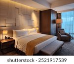 Luxury Hotel Room, Modern Classic Style, Cozy Situation