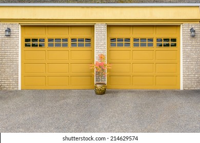 Luxury House With Double Garage Door In Vancouver, Canada.