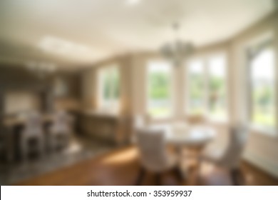 Luxury house interior theme creative abstract blur background with bokeh effect