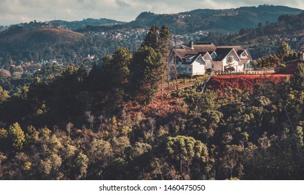 Luxury House On Top Of A Mountain With Fantastic View. Swiss Chalet Style  In Campos Do Jordao, Sao Paulo, Brazil