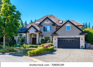 Luxury house in Vancouver, Canada. - Shutterstock ID 708085189