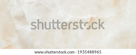 Luxury ivory onyx marble texture background, liquid paints cloudy effect, panoramic marbling texture design for ceramic tile, banner, wallpaper, website, packaging design and décor home tile. Stock photo © 