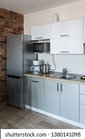Luxury kitchen interior. Kitchen home. Home interior Apartment
