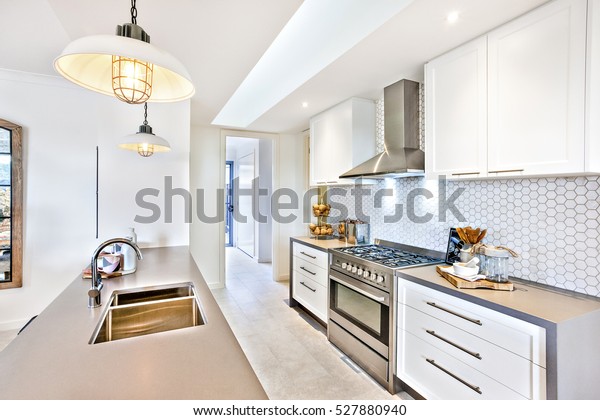 Luxury Kitchen Oven Stove Next Pantry Stock Photo Edit Now 527880940